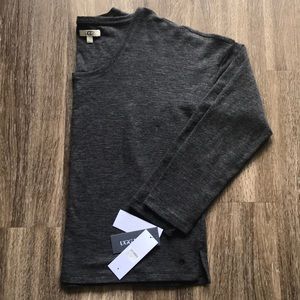 UGG XL Merino Long Sleeve Shirt . Heather Charcoal